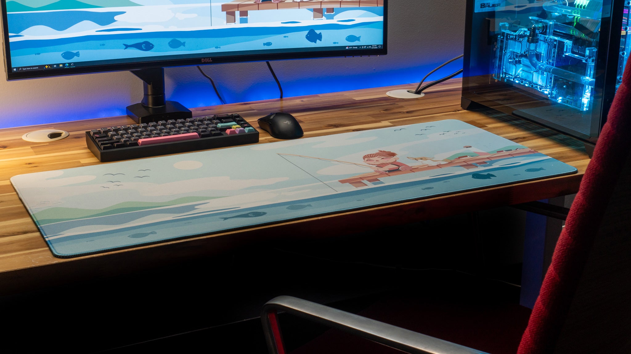 StanleyMOV "Relaxing Day" Content Creator Collaboration Gaming Mouse Pad Deskmat