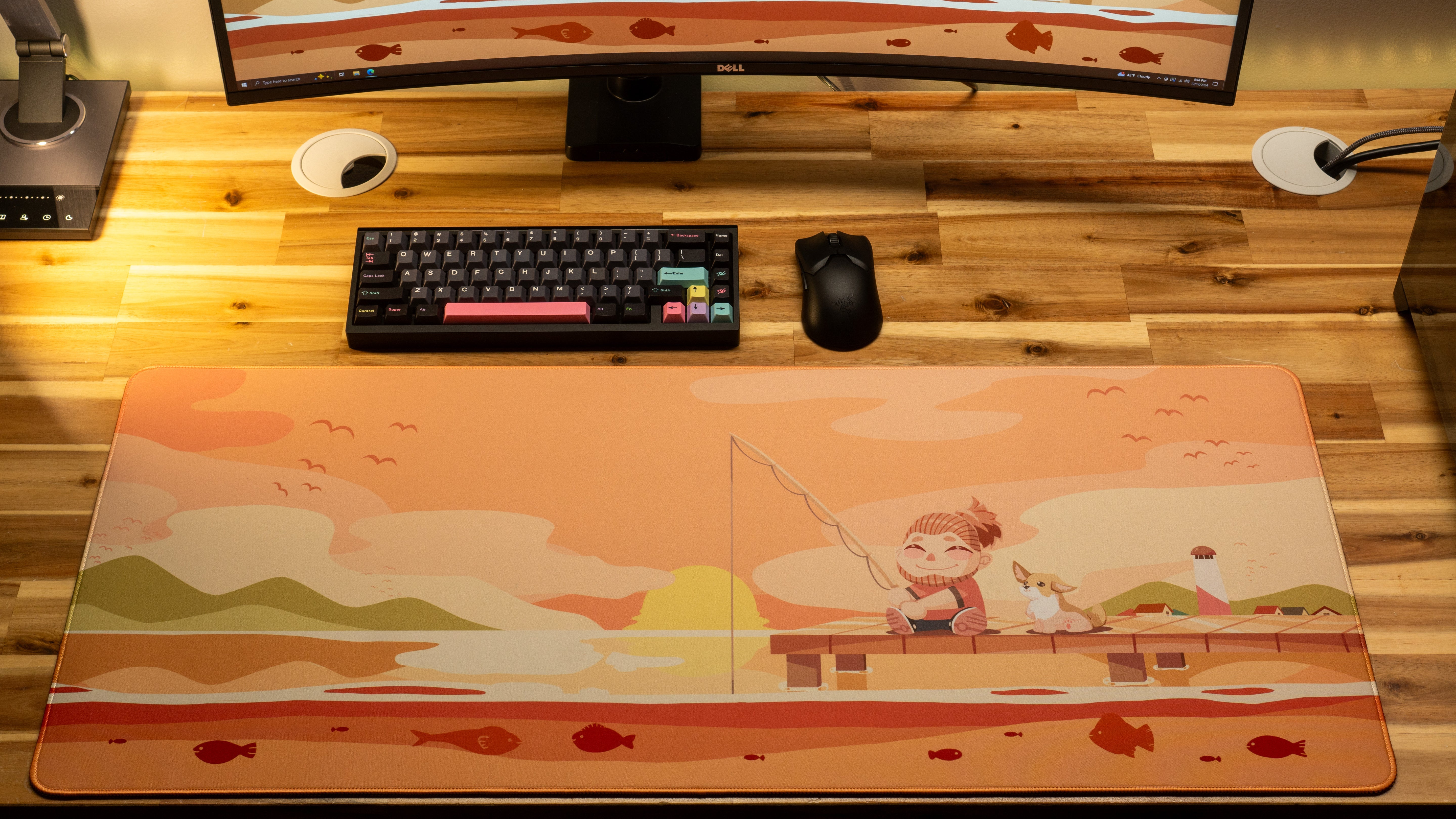 StanleyMOV "Sunset" Content Creator Collaboration Gaming Mouse Pad Deskmat