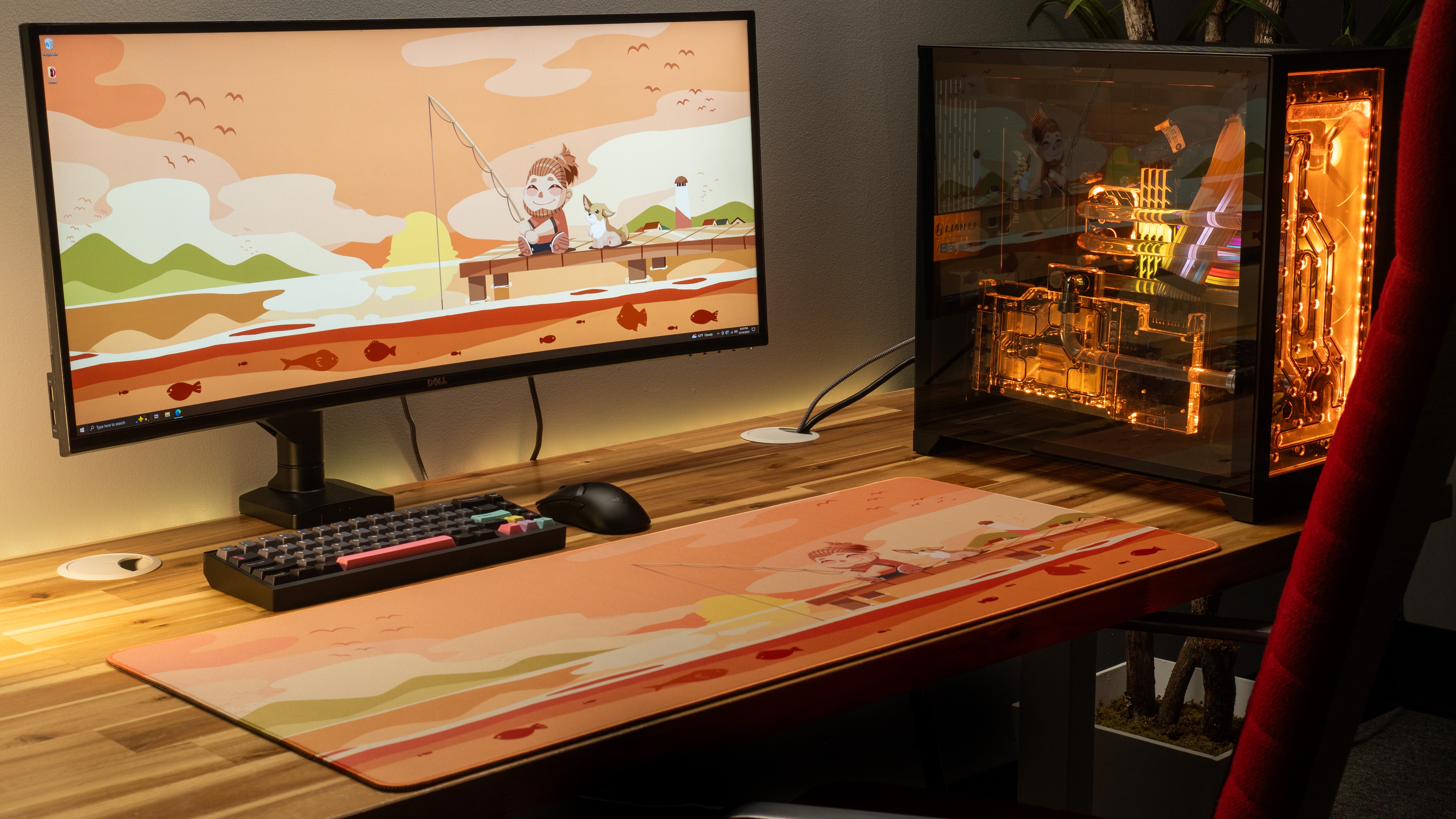 StanleyMOV "Sunset" Content Creator Collaboration Gaming Mouse Pad Deskmat