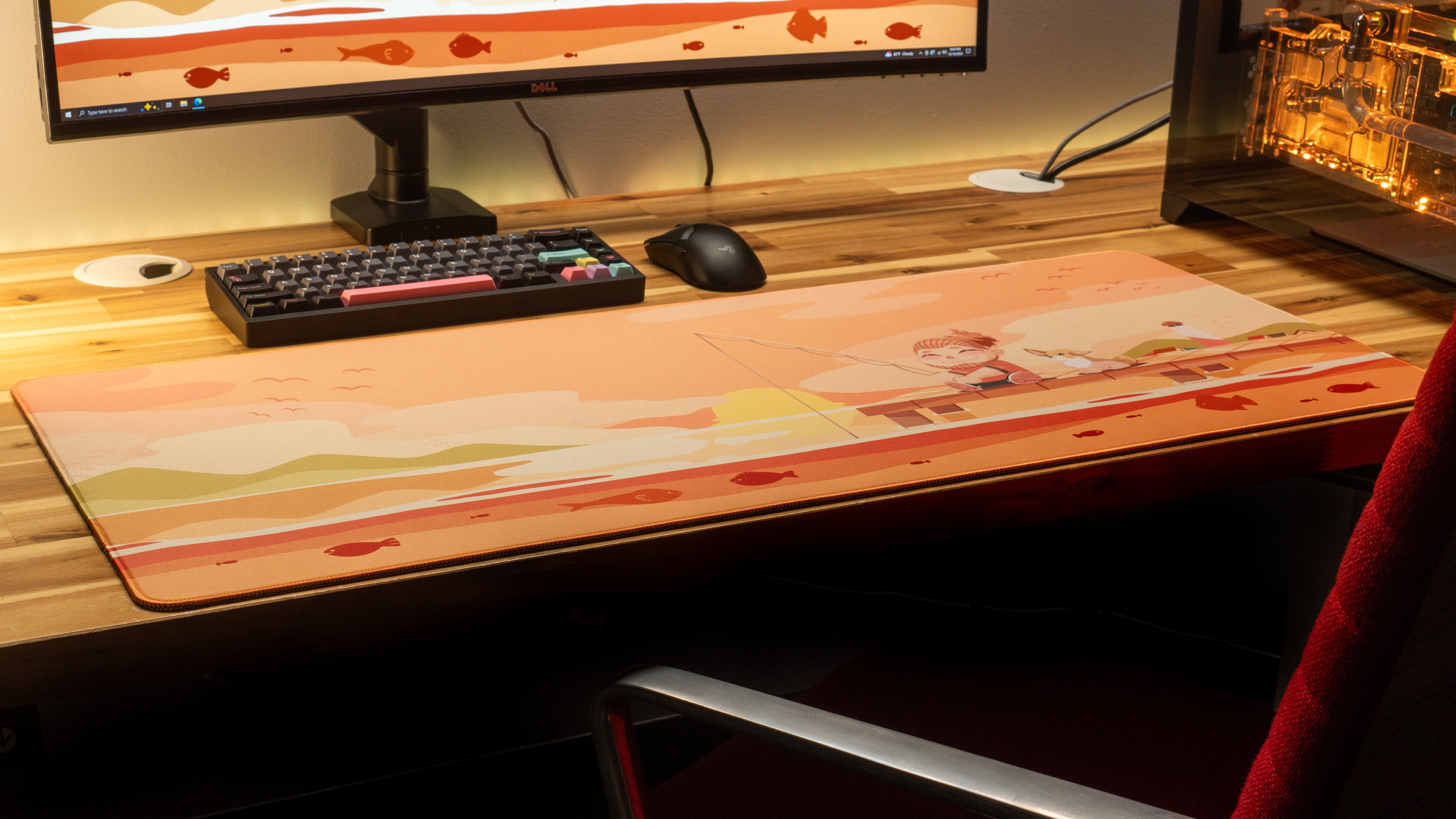 StanleyMOV "Sunset" Content Creator Collaboration Gaming Mouse Pad Deskmat