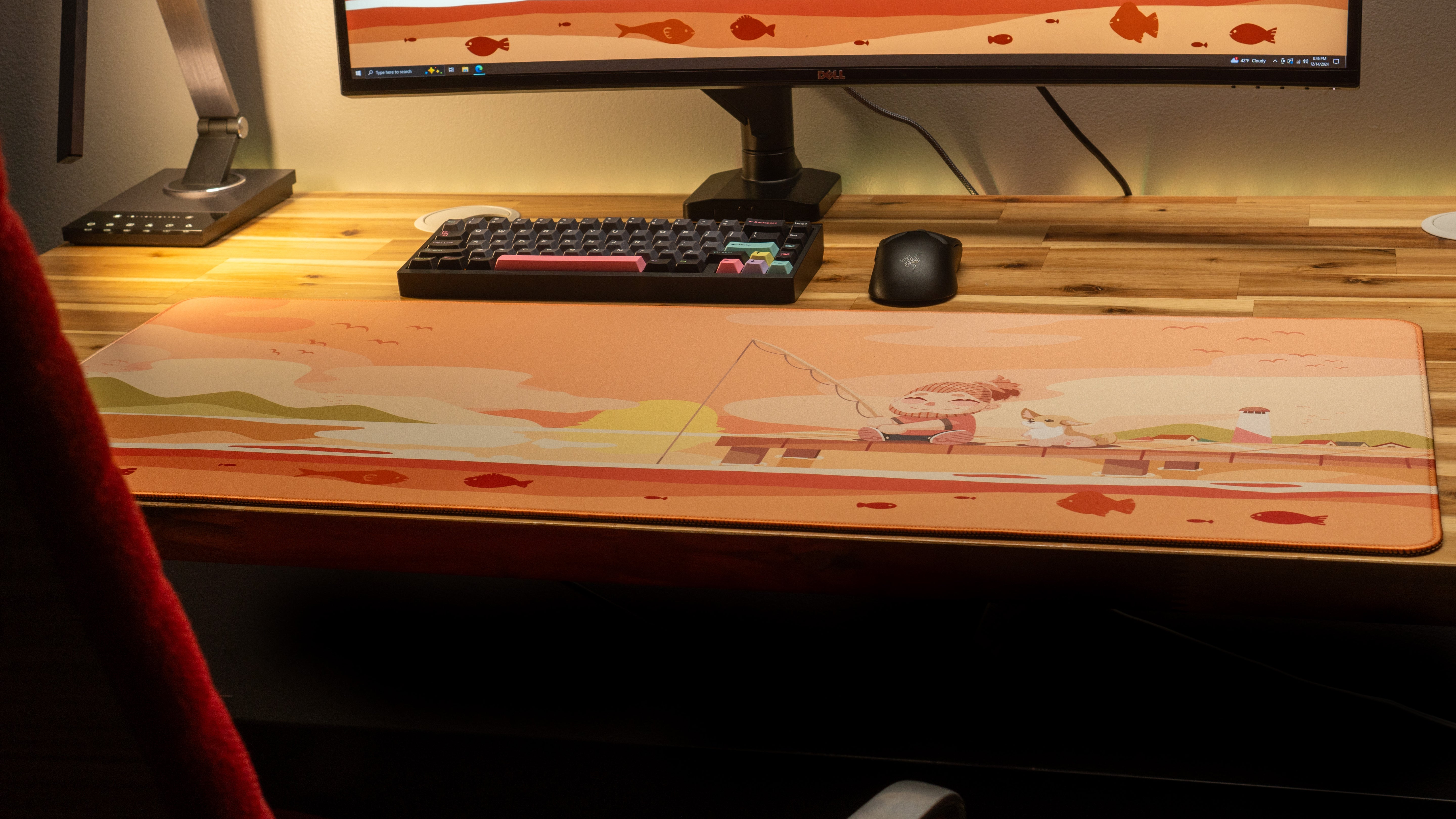 StanleyMOV "Sunset" Content Creator Collaboration Gaming Mouse Pad Deskmat