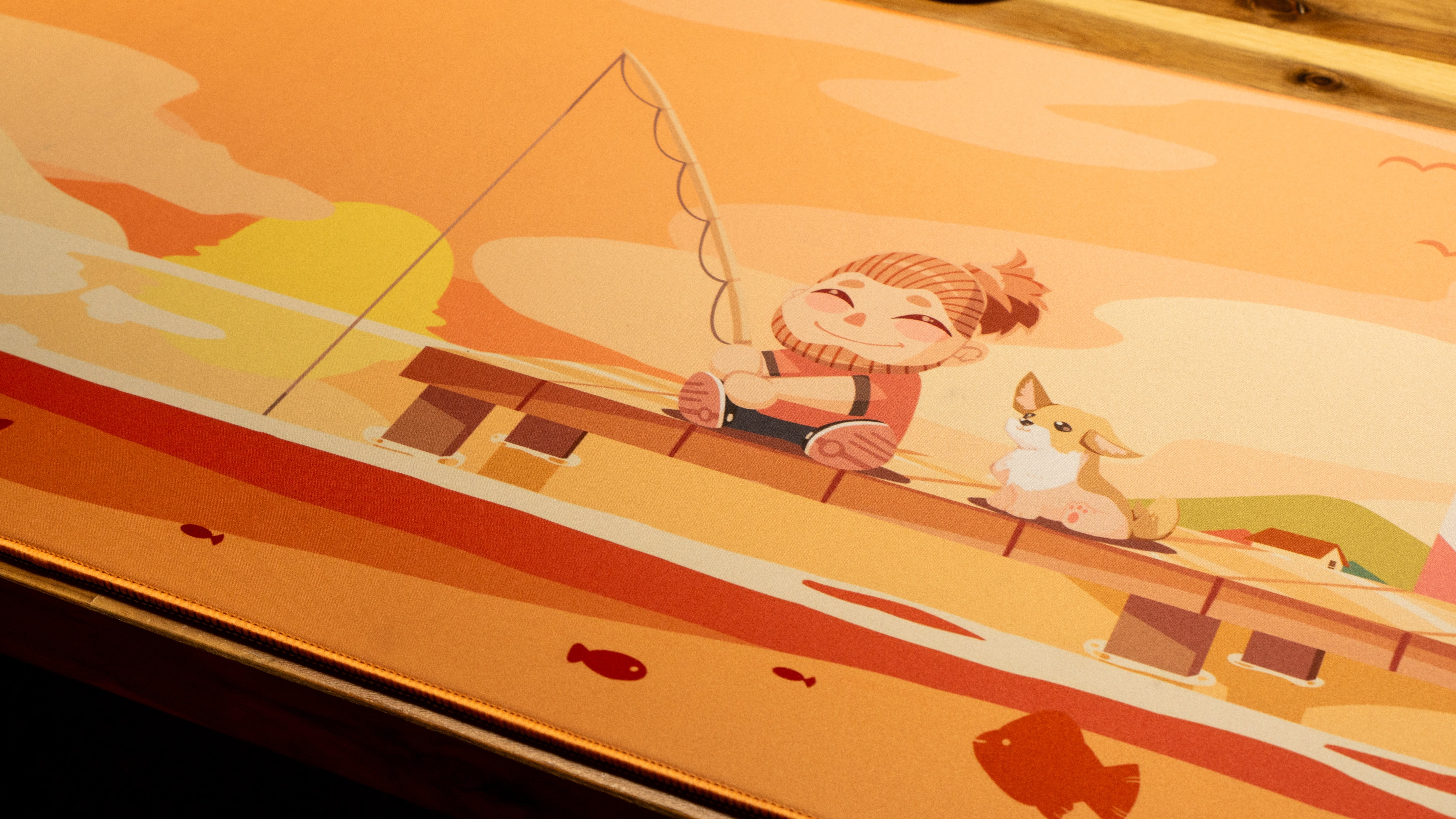 StanleyMOV "Sunset" Content Creator Collaboration Gaming Mouse Pad Deskmat