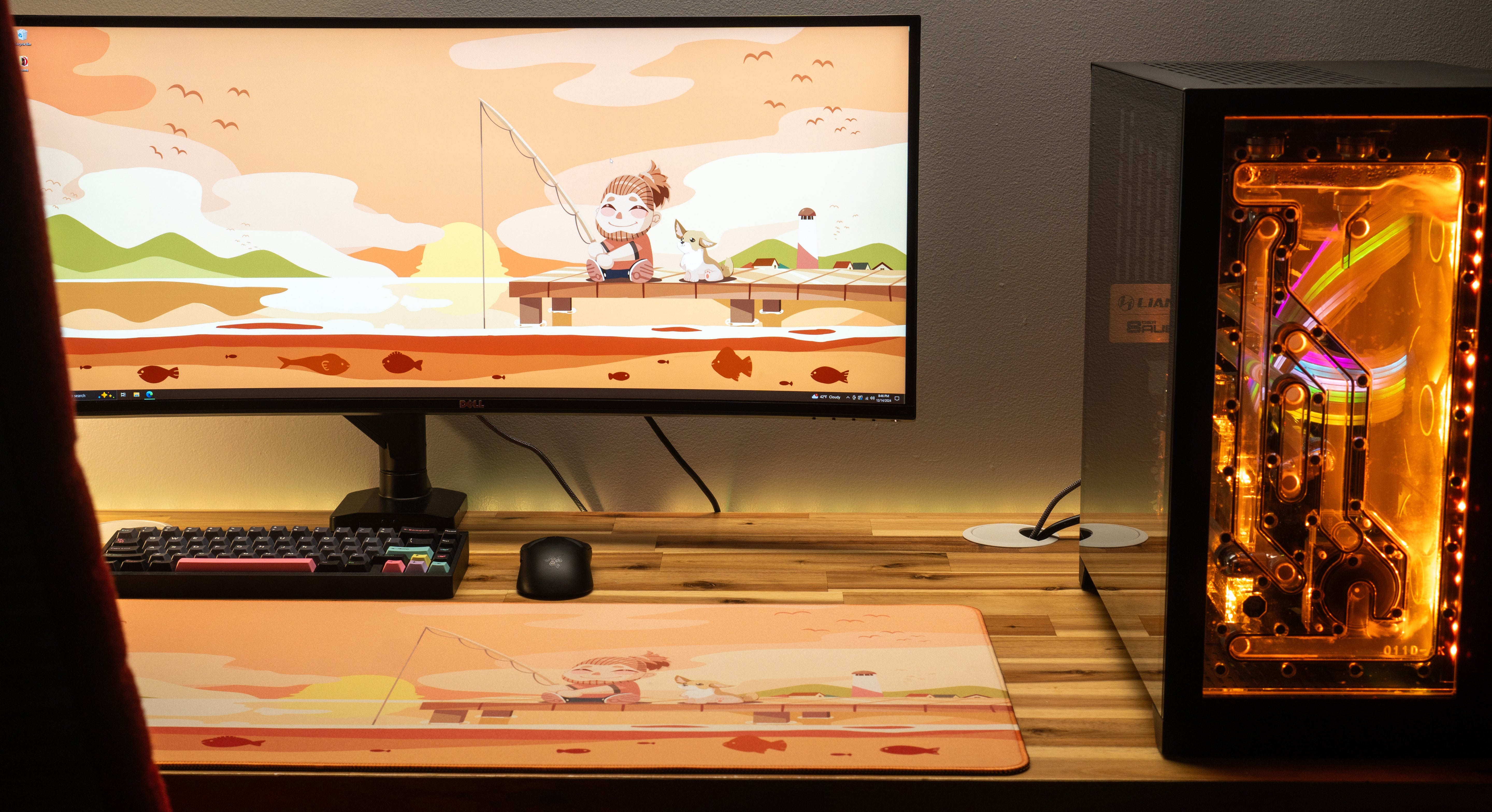 StanleyMOV "Sunset" Content Creator Collaboration Gaming Mouse Pad Deskmat