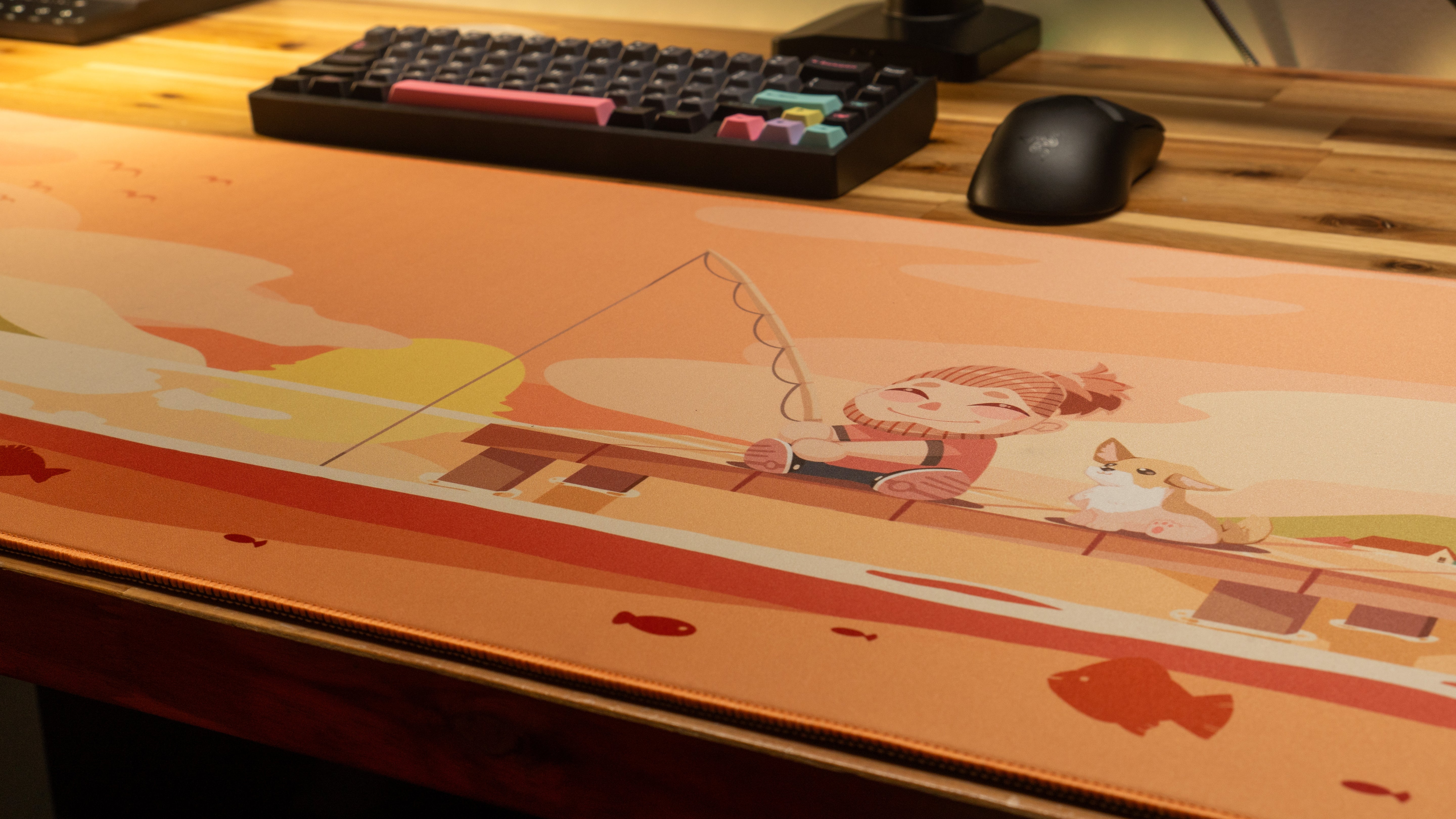 StanleyMOV "Sunset" Content Creator Collaboration Gaming Mouse Pad Deskmat
