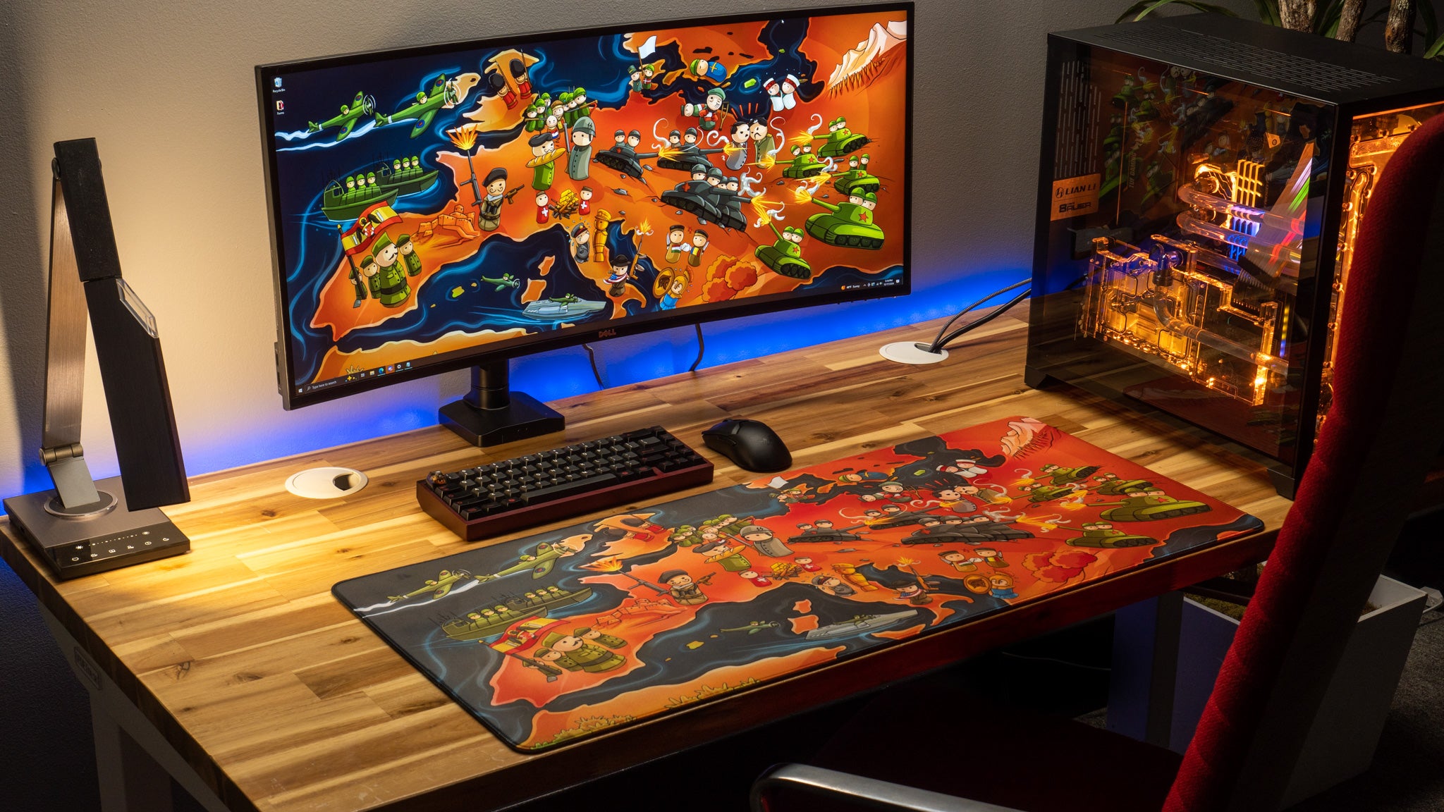 AlternateHistoryHub "Europe at War" Limited Edition Content Creator Collaboration Gaming Deskmat Mouse Pad