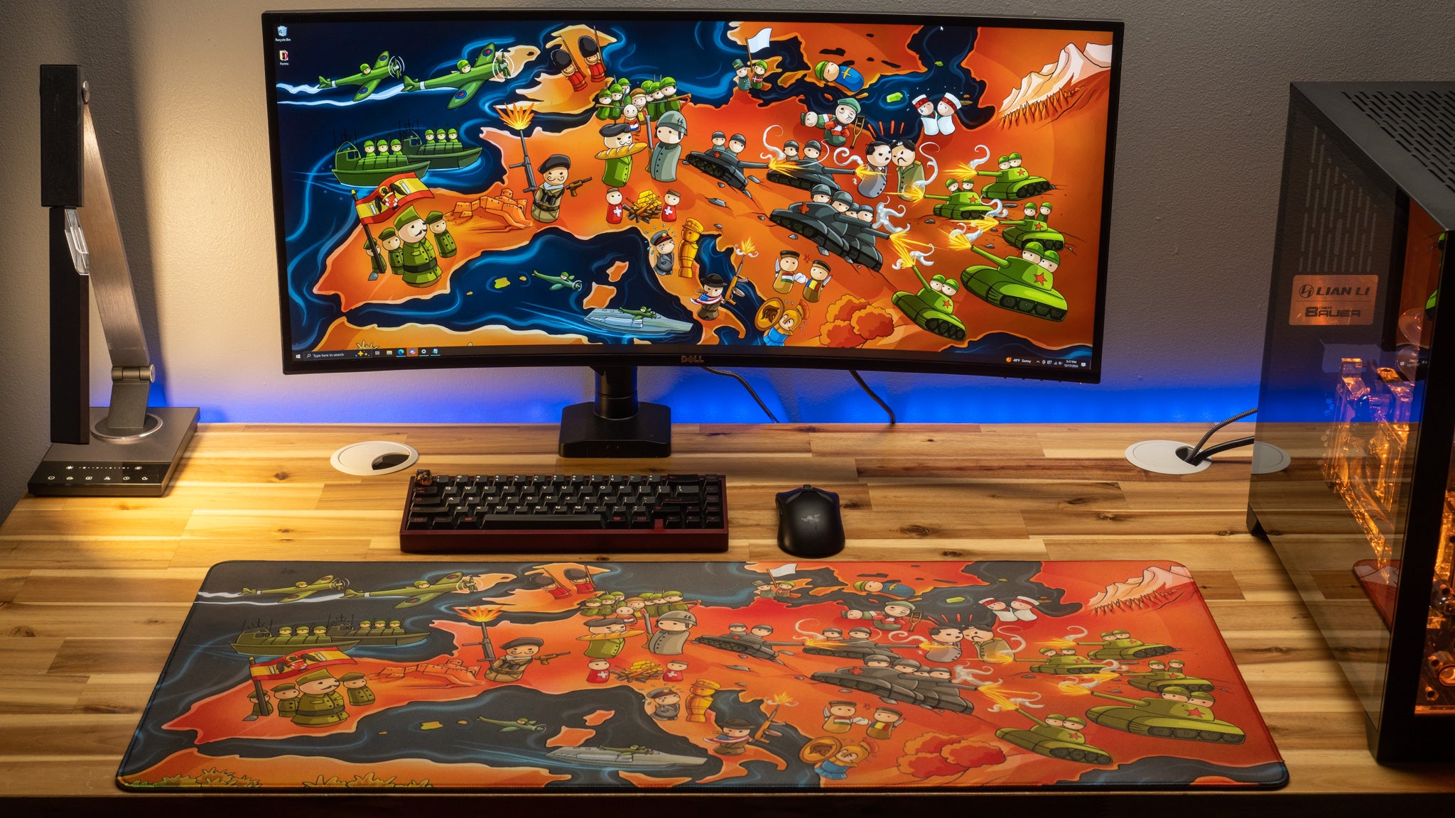 AlternateHistoryHub "Europe at War" Limited Edition Content Creator Collaboration Gaming Deskmat Mouse Pad