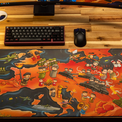 AlternateHistoryHub "Europe at War" Limited Edition Content Creator Collaboration Gaming Deskmat Mouse Pad