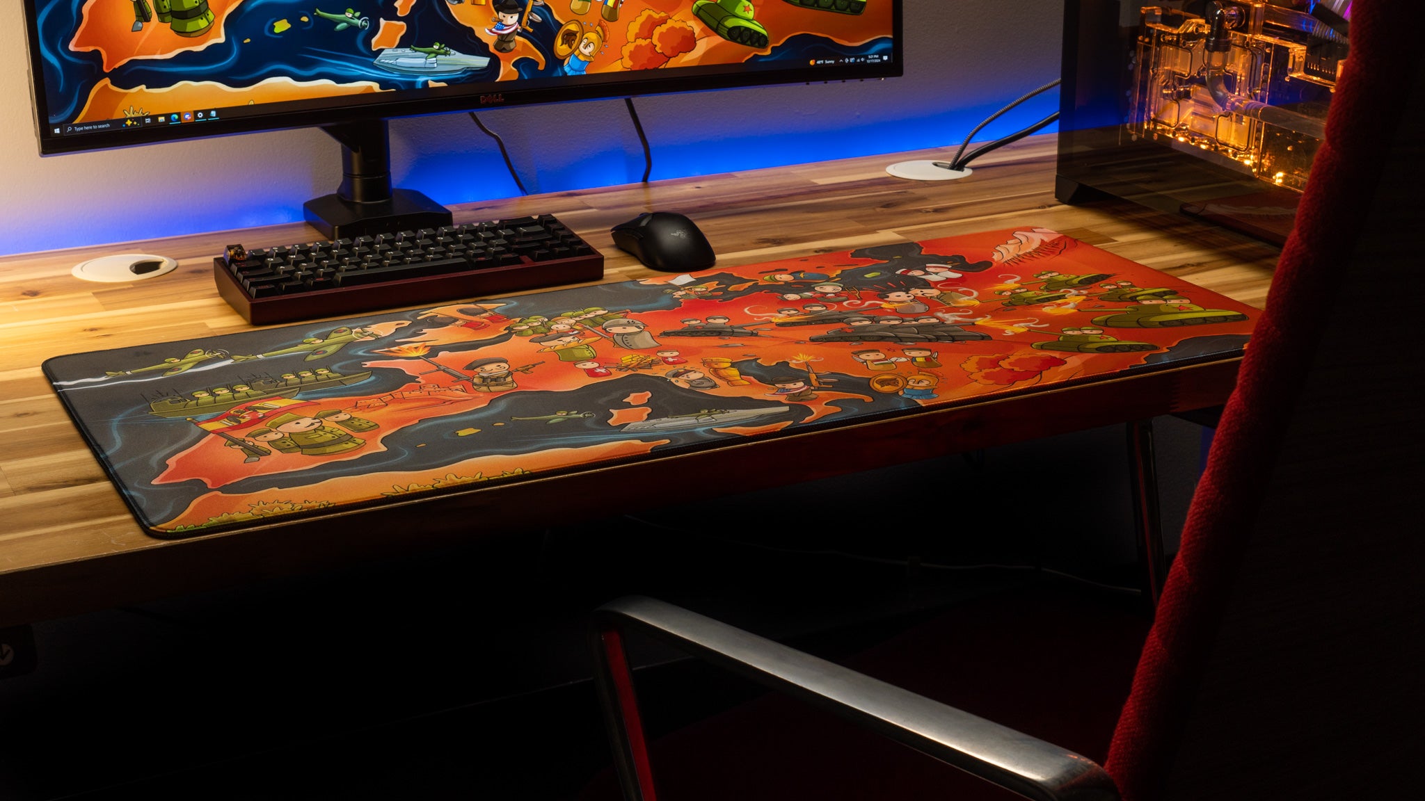 AlternateHistoryHub "Europe at War" Limited Edition Content Creator Collaboration Gaming Deskmat Mouse Pad