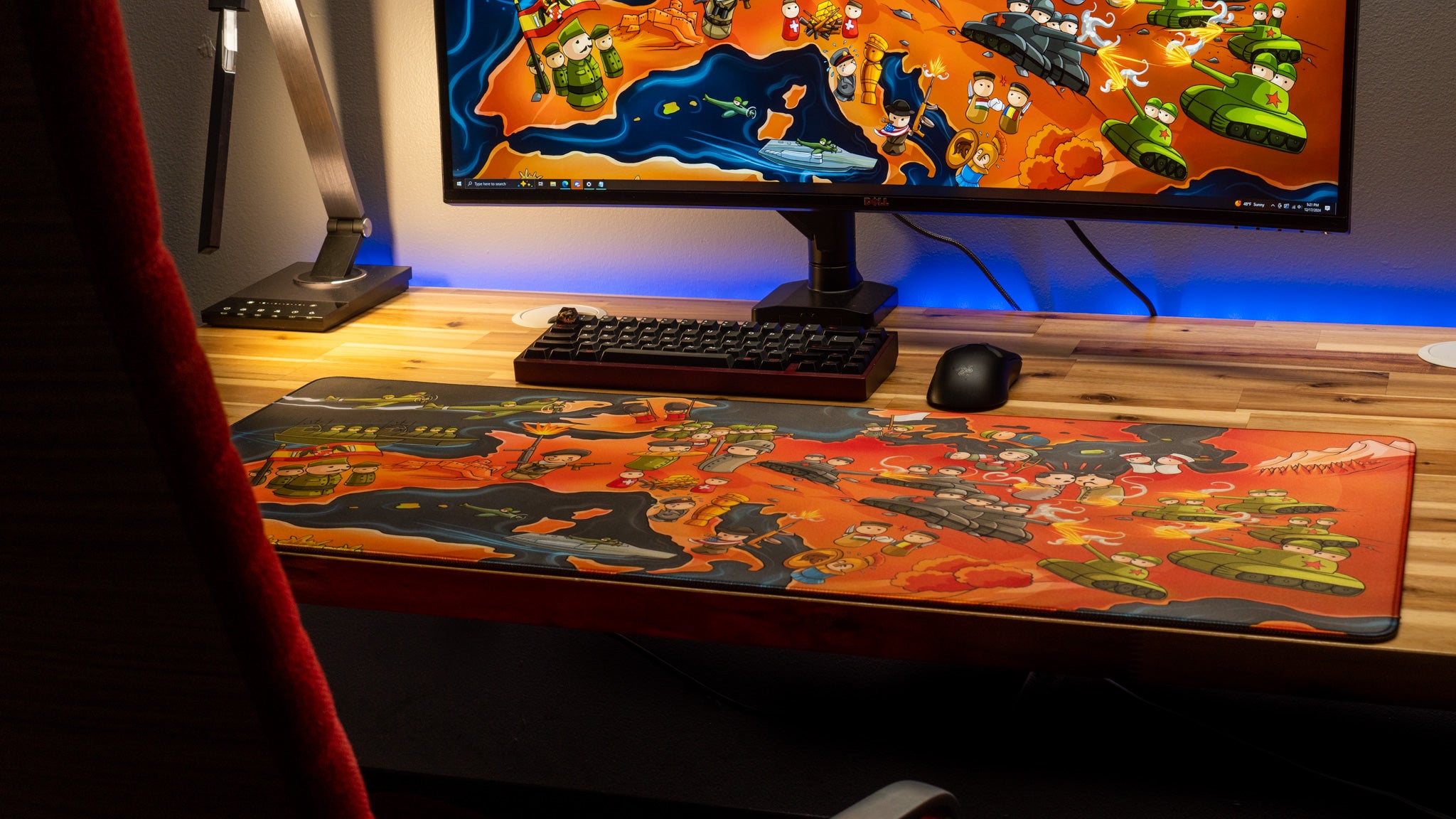 AlternateHistoryHub "Europe at War" Limited Edition Content Creator Collaboration Gaming Deskmat Mouse Pad