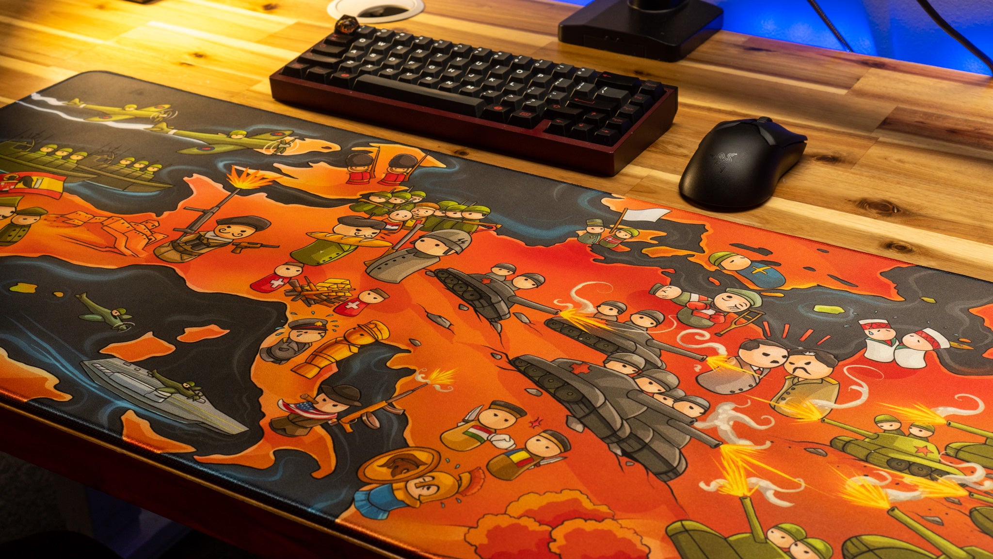 AlternateHistoryHub "Europe at War" Limited Edition Content Creator Collaboration Gaming Deskmat Mouse Pad