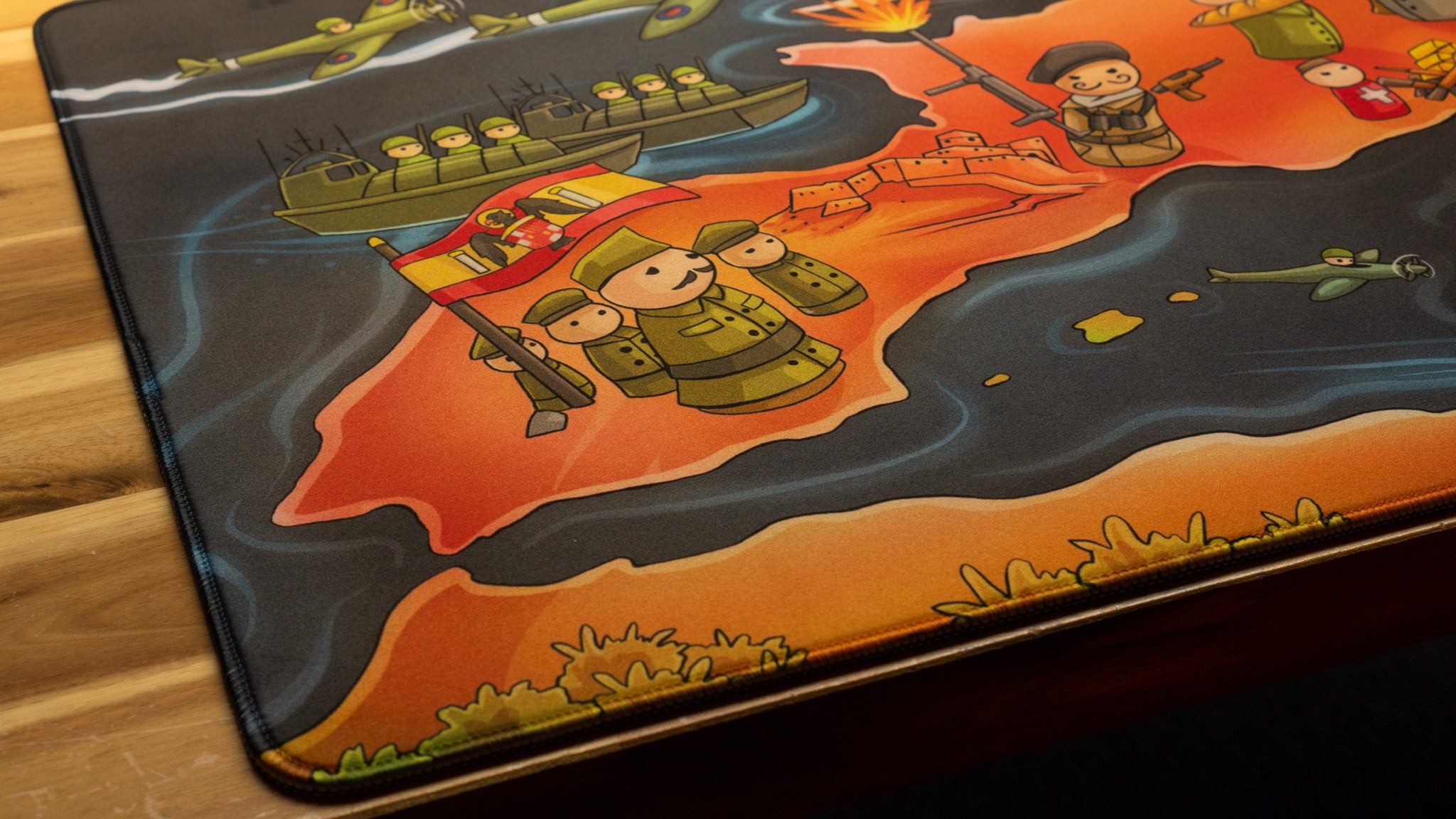 AlternateHistoryHub "Europe at War" Limited Edition Content Creator Collaboration Gaming Deskmat Mouse Pad