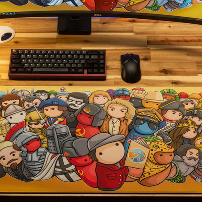 AlternateHistoryHub "The Gang's All Here" Limited Edition Content Creator Collaboration Gaming Deskmat Mouse Pad