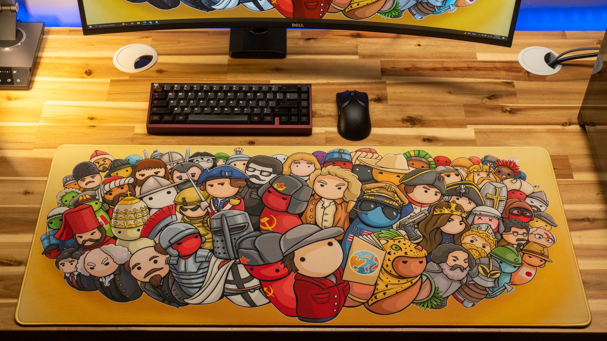 AlternateHistoryHub "The Gang's All Here" Limited Edition Content Creator Collaboration Gaming Deskmat Mouse Pad