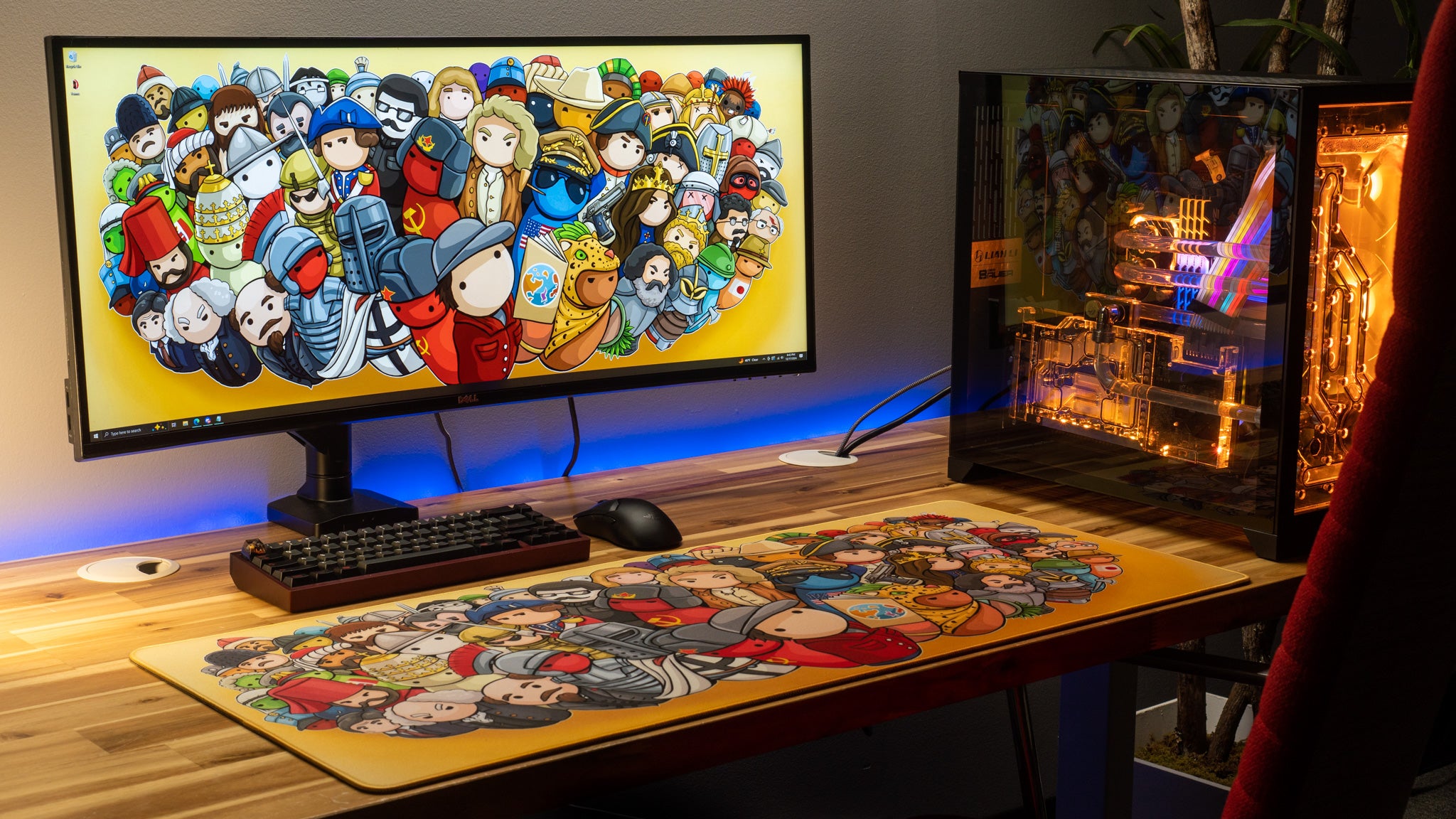 AlternateHistoryHub "The Gang's All Here" Limited Edition Content Creator Collaboration Gaming Deskmat Mouse Pad