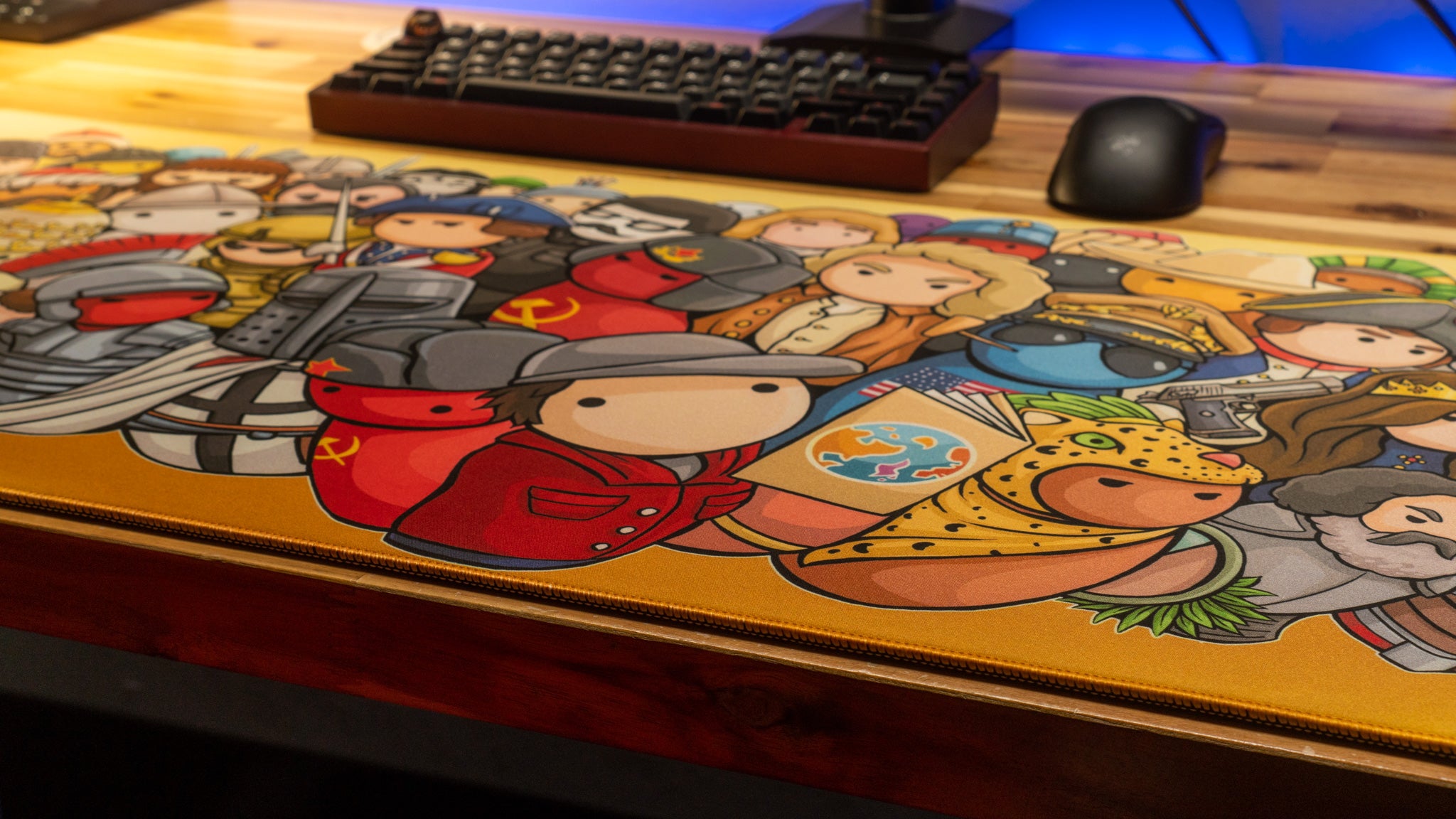 AlternateHistoryHub "The Gang's All Here" Limited Edition Content Creator Collaboration Gaming Deskmat Mouse Pad