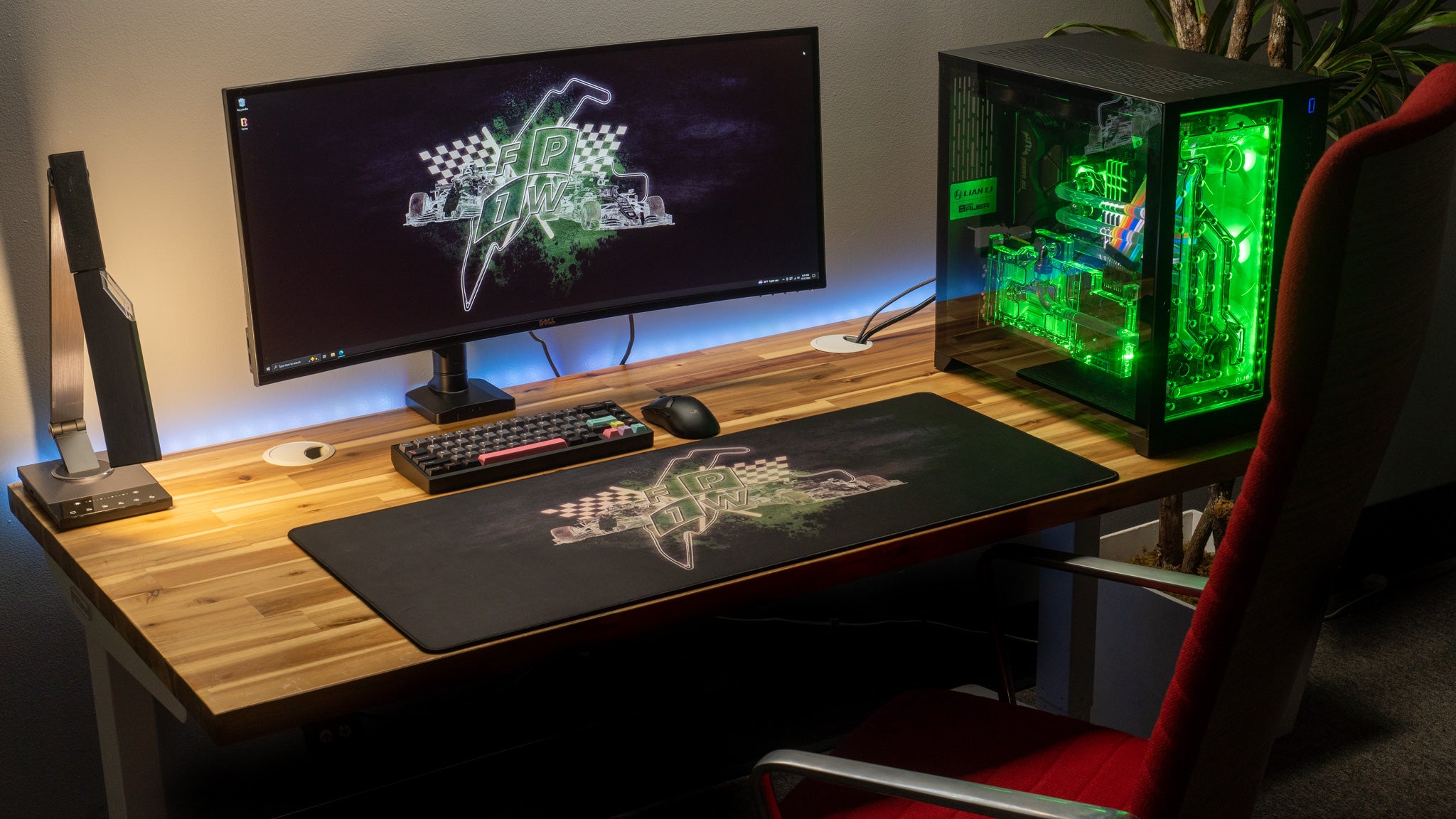 FP1Will "Pole Position Pad" Limited Edition Content Creator Collaboration Gaming Deskmat Mouse Pad