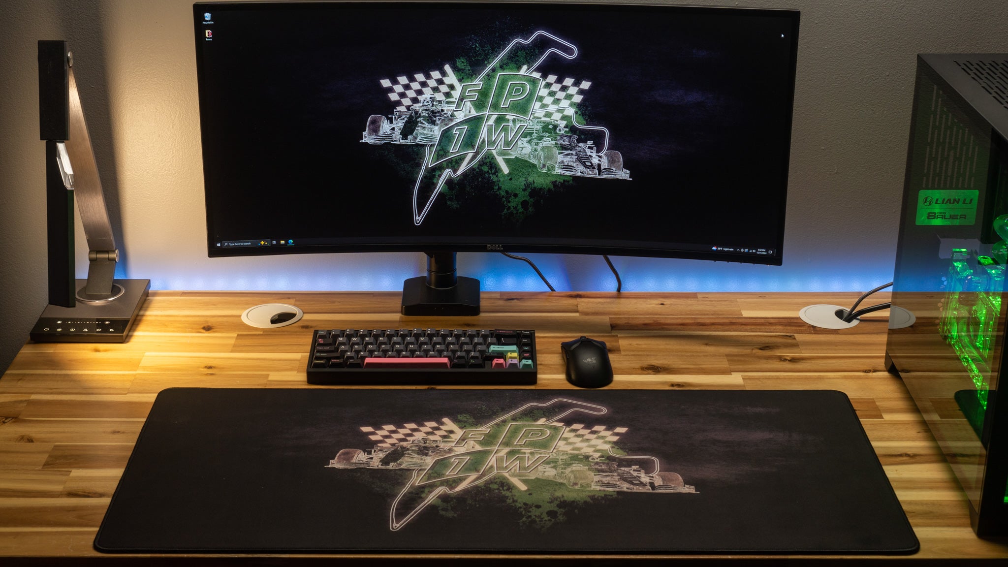 FP1Will "Pole Position Pad" Limited Edition Content Creator Collaboration Gaming Deskmat Mouse Pad