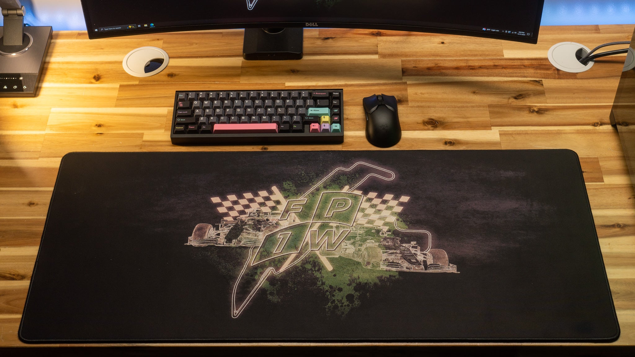FP1Will "Pole Position Pad" Limited Edition Content Creator Collaboration Gaming Deskmat Mouse Pad