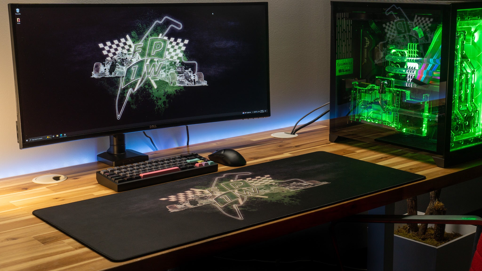 FP1Will "Pole Position Pad" Limited Edition Content Creator Collaboration Gaming Deskmat Mouse Pad