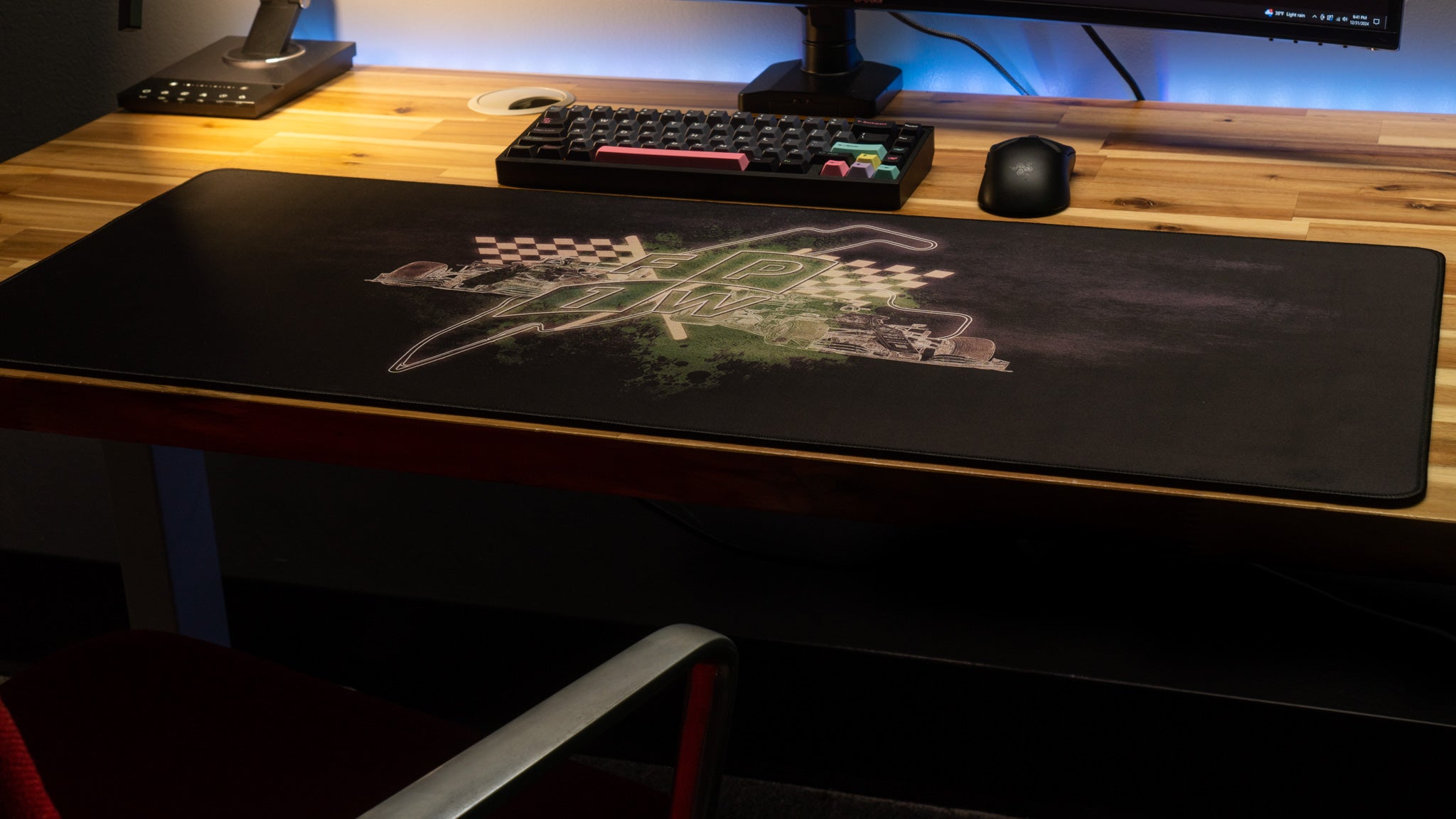 FP1Will "Pole Position Pad" Limited Edition Content Creator Collaboration Gaming Deskmat Mouse Pad