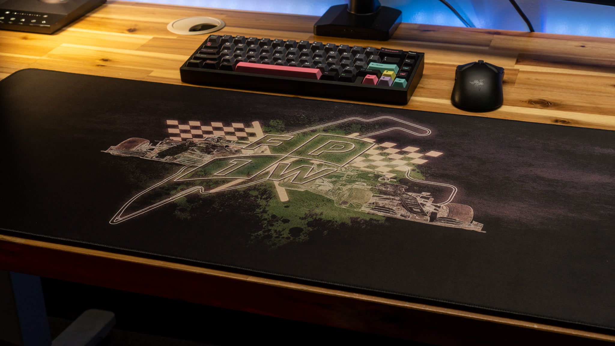 FP1Will "Pole Position Pad" Limited Edition Content Creator Collaboration Gaming Deskmat Mouse Pad