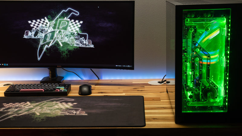 "Pole Position Pad" — FP1Will Deskmat