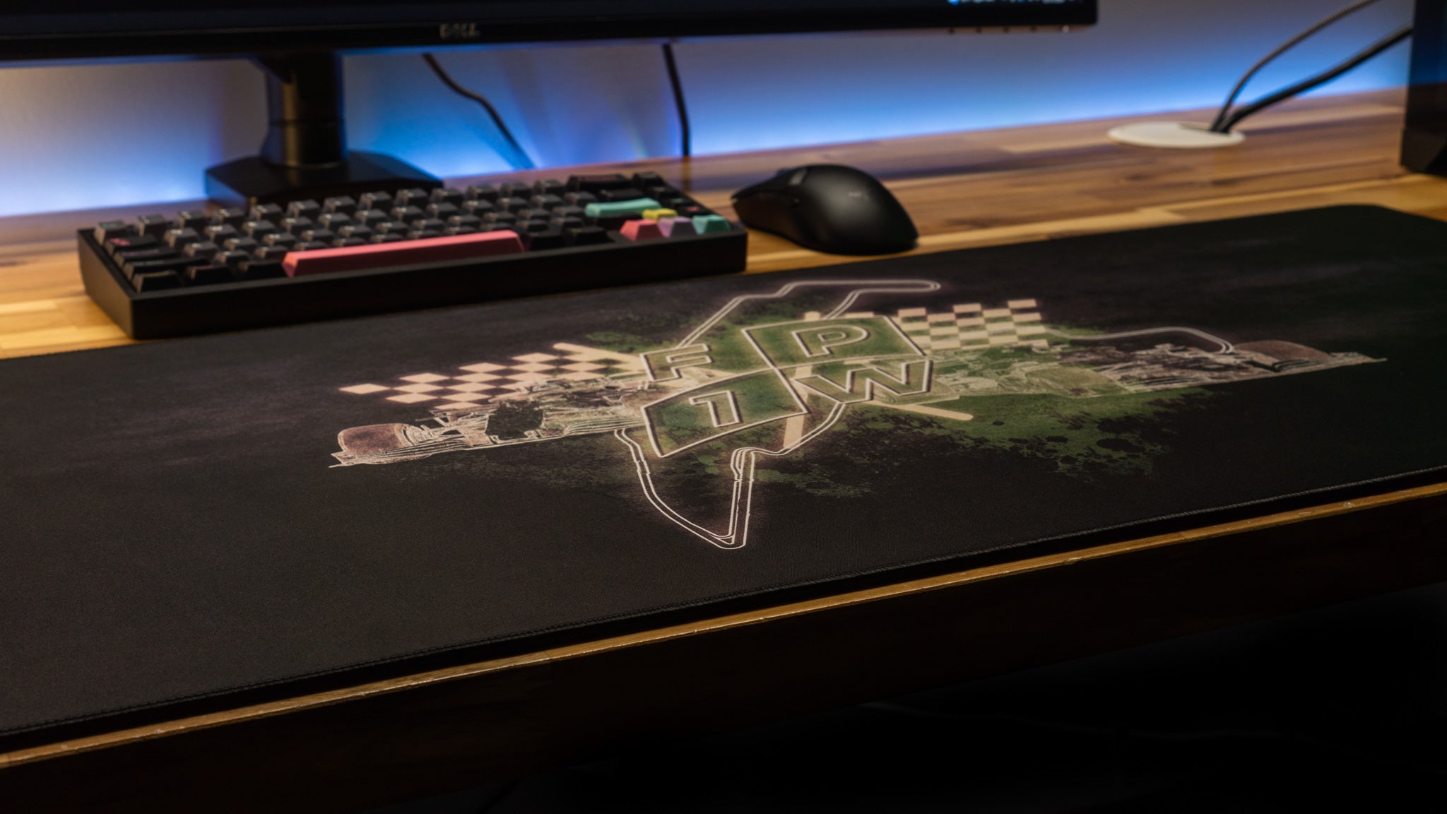 FP1Will "Pole Position Pad" Limited Edition Content Creator Collaboration Gaming Deskmat Mouse Pad