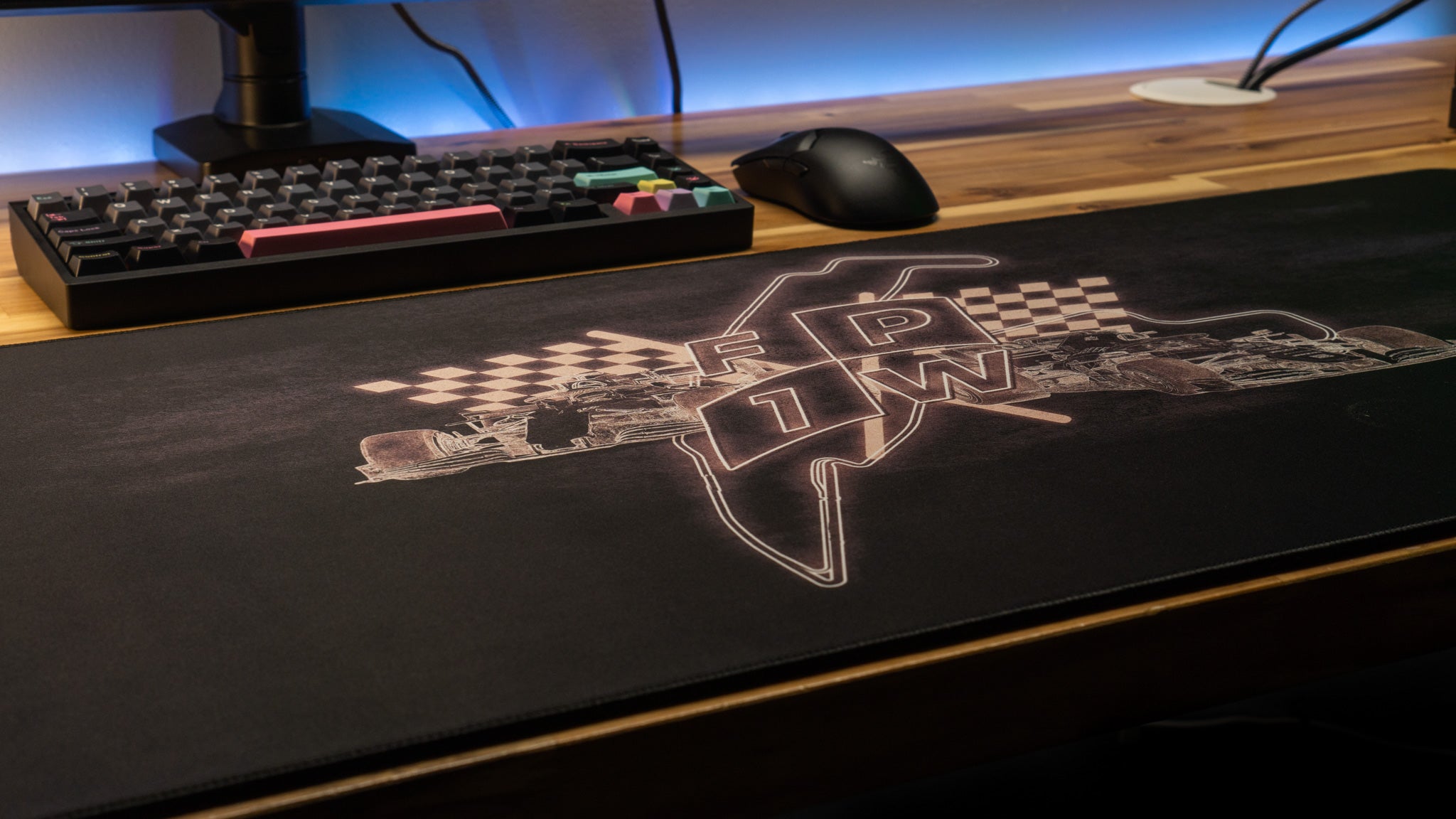 FP1Will "Racing Line" Limited Edition Content Creator Collaboration Gaming Deskmat Mouse Pad