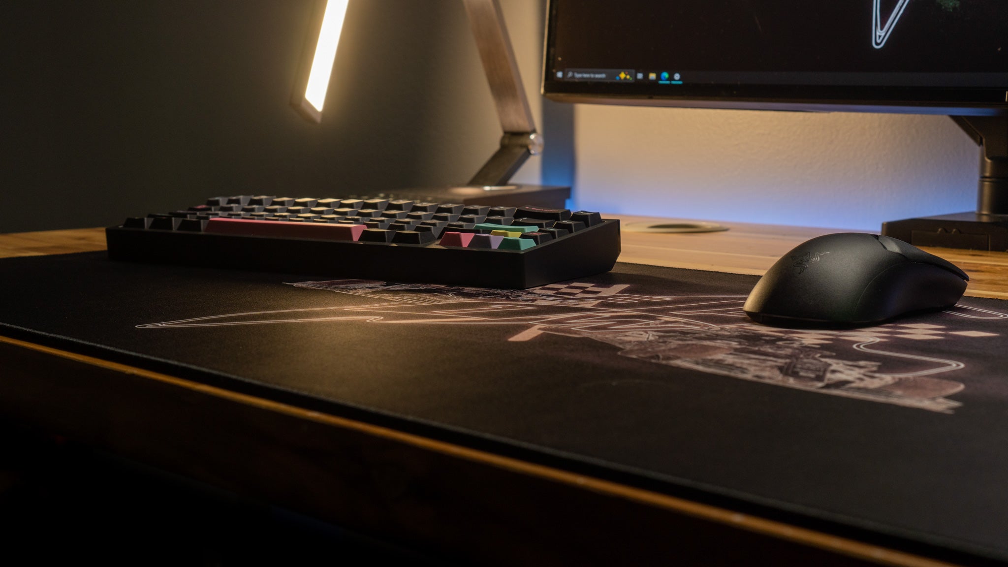 FP1Will "Racing Line" Limited Edition Content Creator Collaboration Gaming Deskmat Mouse Pad