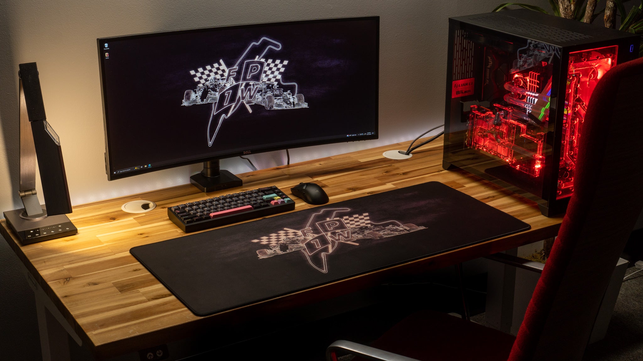 FP1Will "Racing Line" Limited Edition Content Creator Collaboration Gaming Deskmat Mouse Pad