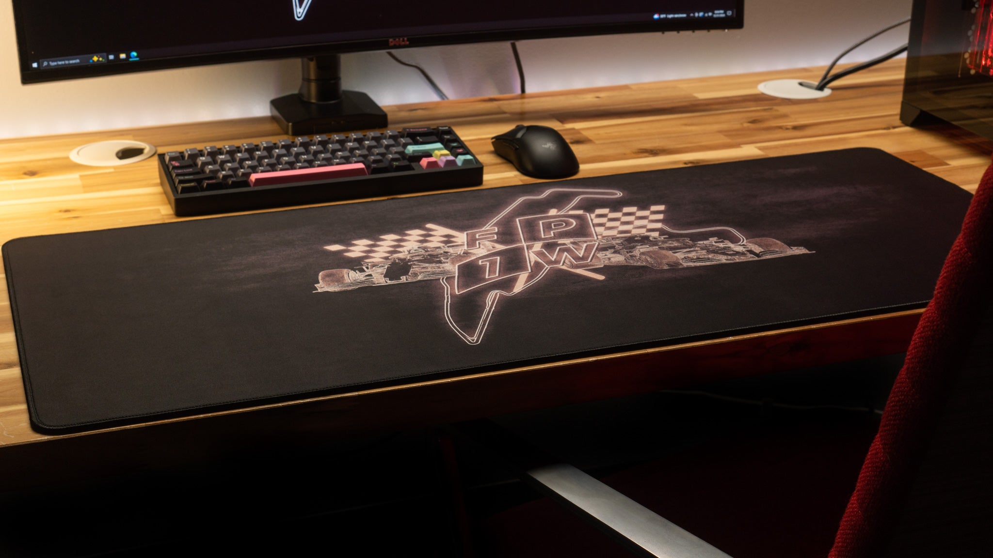 FP1Will "Racing Line" Limited Edition Content Creator Collaboration Gaming Deskmat Mouse Pad