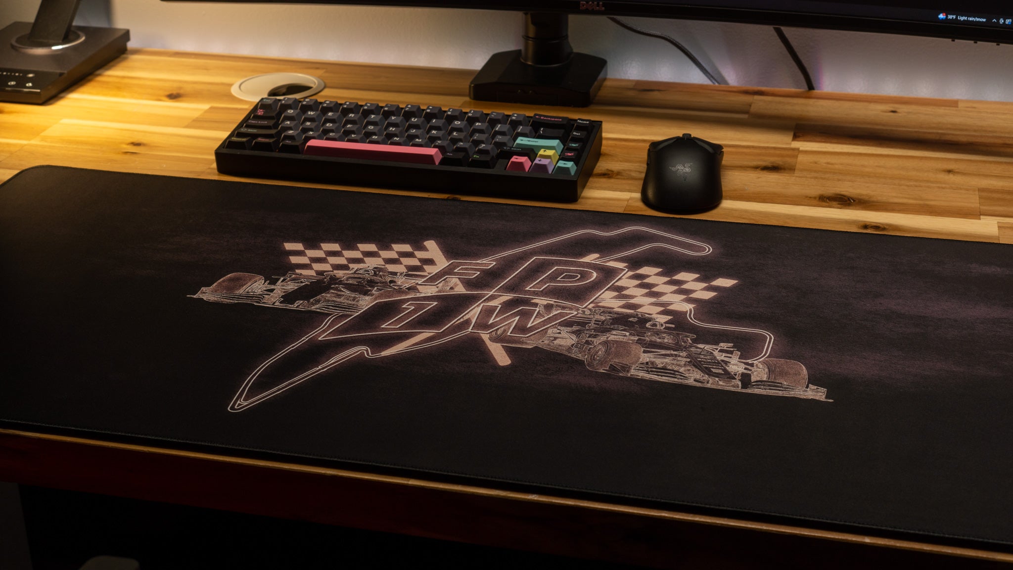 FP1Will "Racing Line" Limited Edition Content Creator Collaboration Gaming Deskmat Mouse Pad
