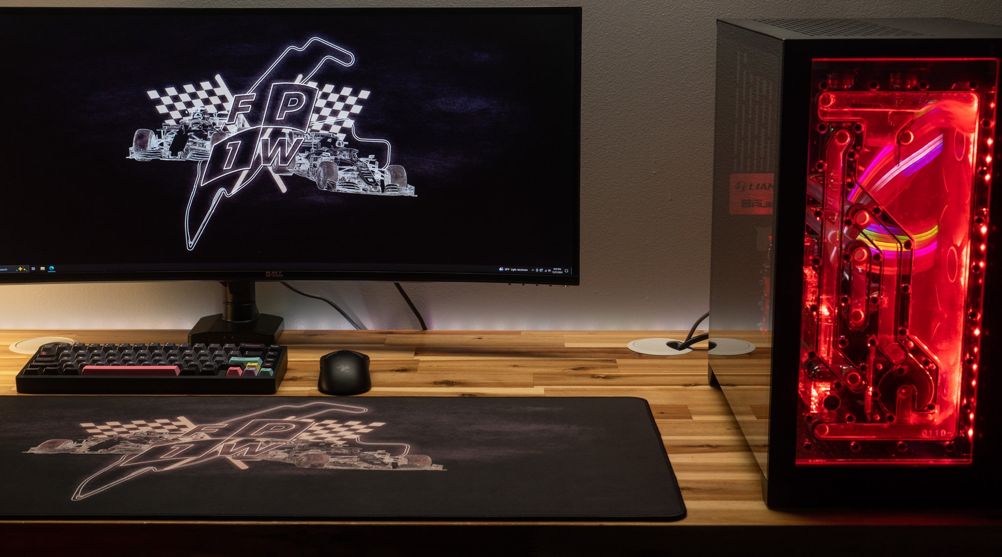 FP1Will "Racing Line" Limited Edition Content Creator Collaboration Gaming Deskmat Mouse Pad