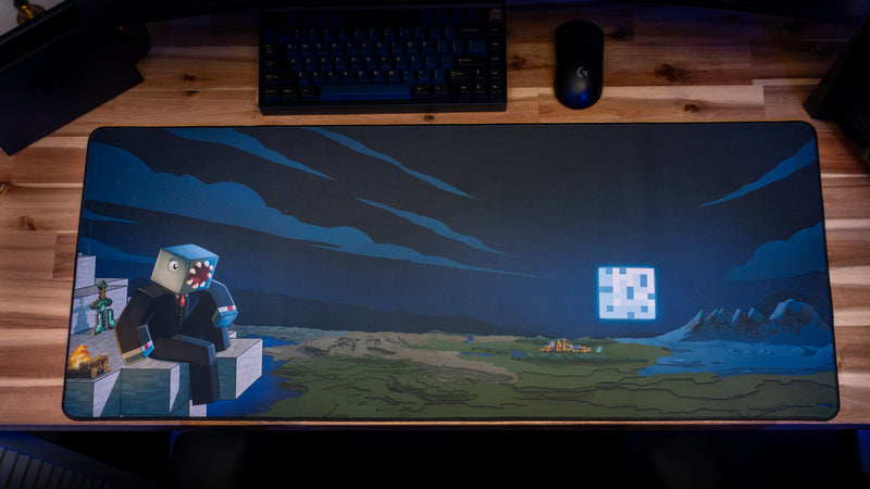 "Lookout - Night" That Chief Guy XL gaming deskmat — Epic Desk