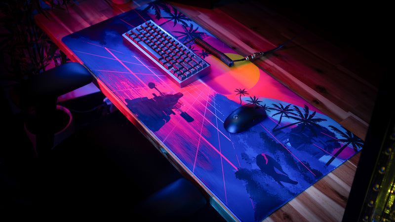 "Retrocurrent" — DaVinci Deskmat