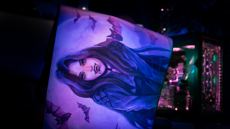 "Vampire Queen" — Rust Deskmat