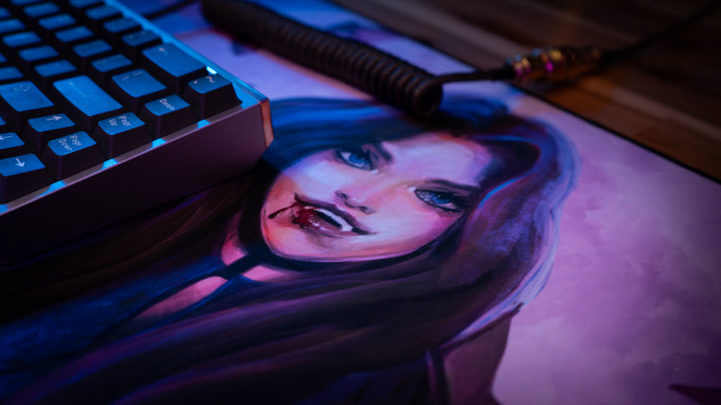 "Vampire Queen" — Rust Deskmat
