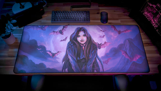 "Vampire Queen" Rust XL gaming deskmat — Epic Desk