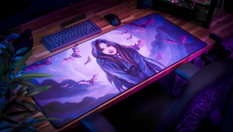 "Vampire Queen" — Rust Deskmat