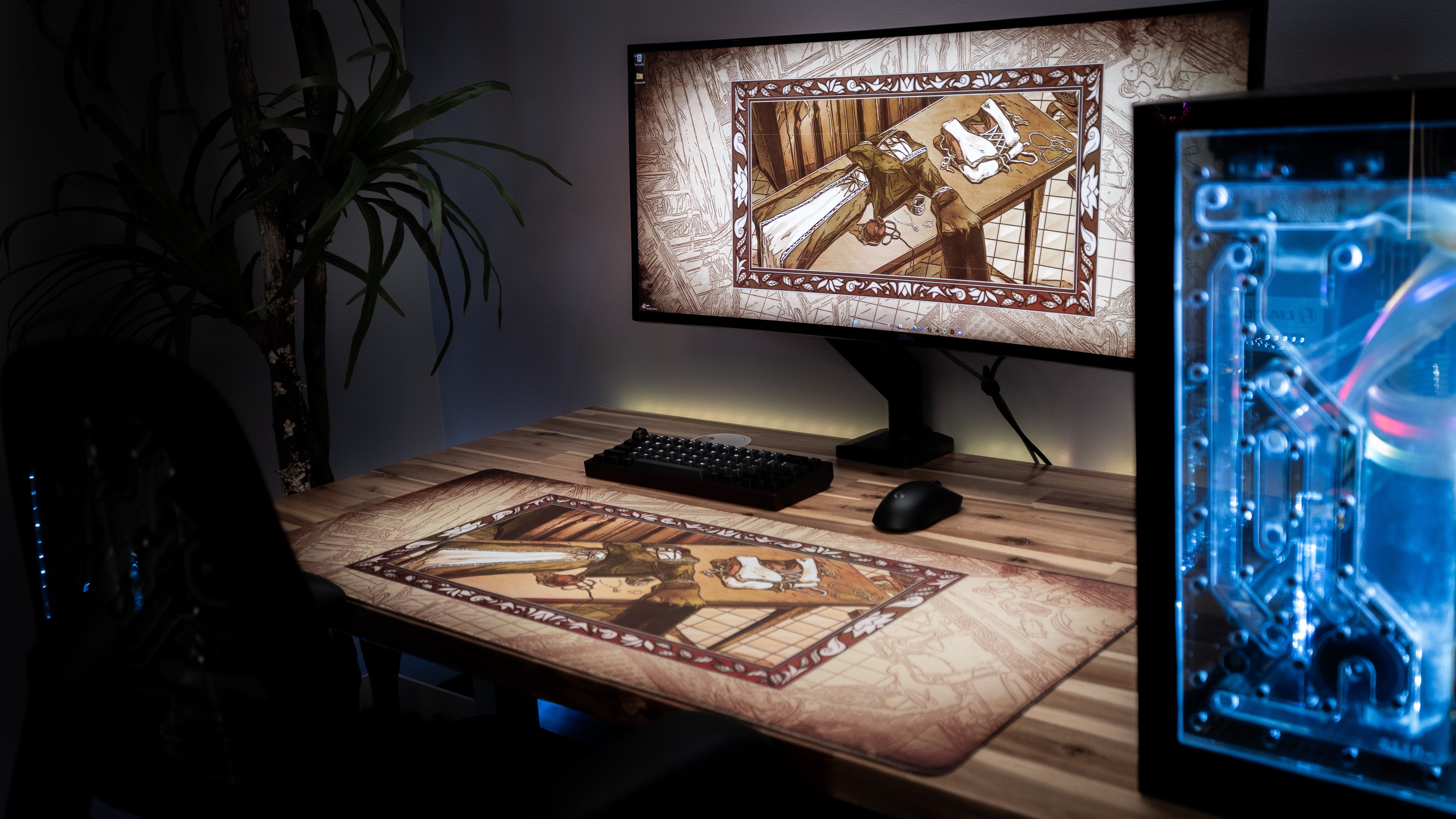 Angelikatosh "Medieval Tailor's Tapestry" Content Creator Collaboration Gaming Deskmat