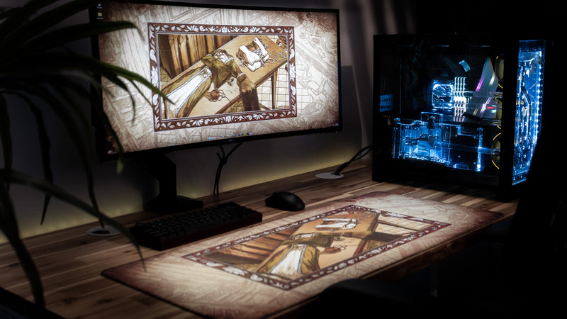 "Medieval Tailor's Tapestry" — Angelikatosh Deskmat