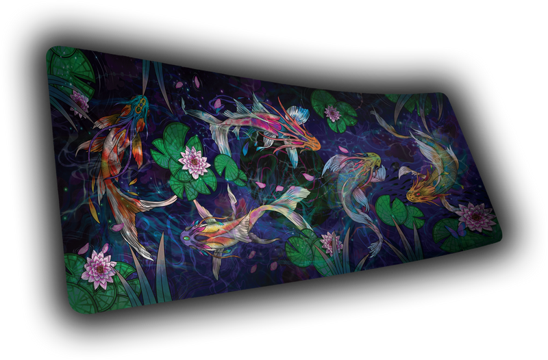 Flowing Harmony Deskmat by Mat Miller – XL Gaming Mouse Pad | Spiritbound Collection