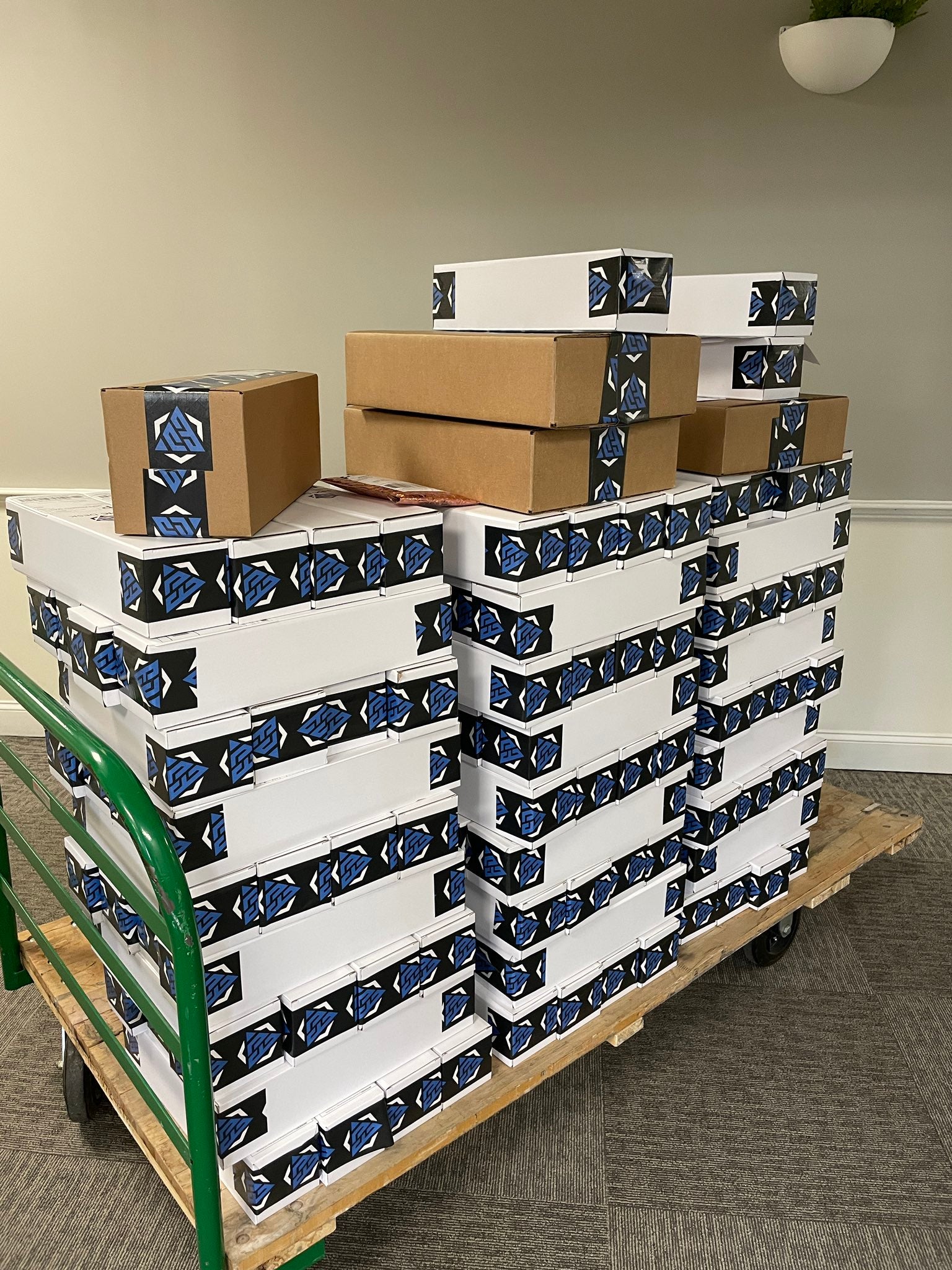 Timeline · 2022-03-02 — a full pallet, ready to ship