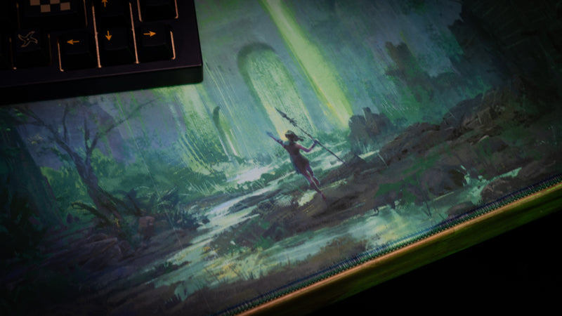 "The Huntress" — Epic Desk Originals Deskmat
