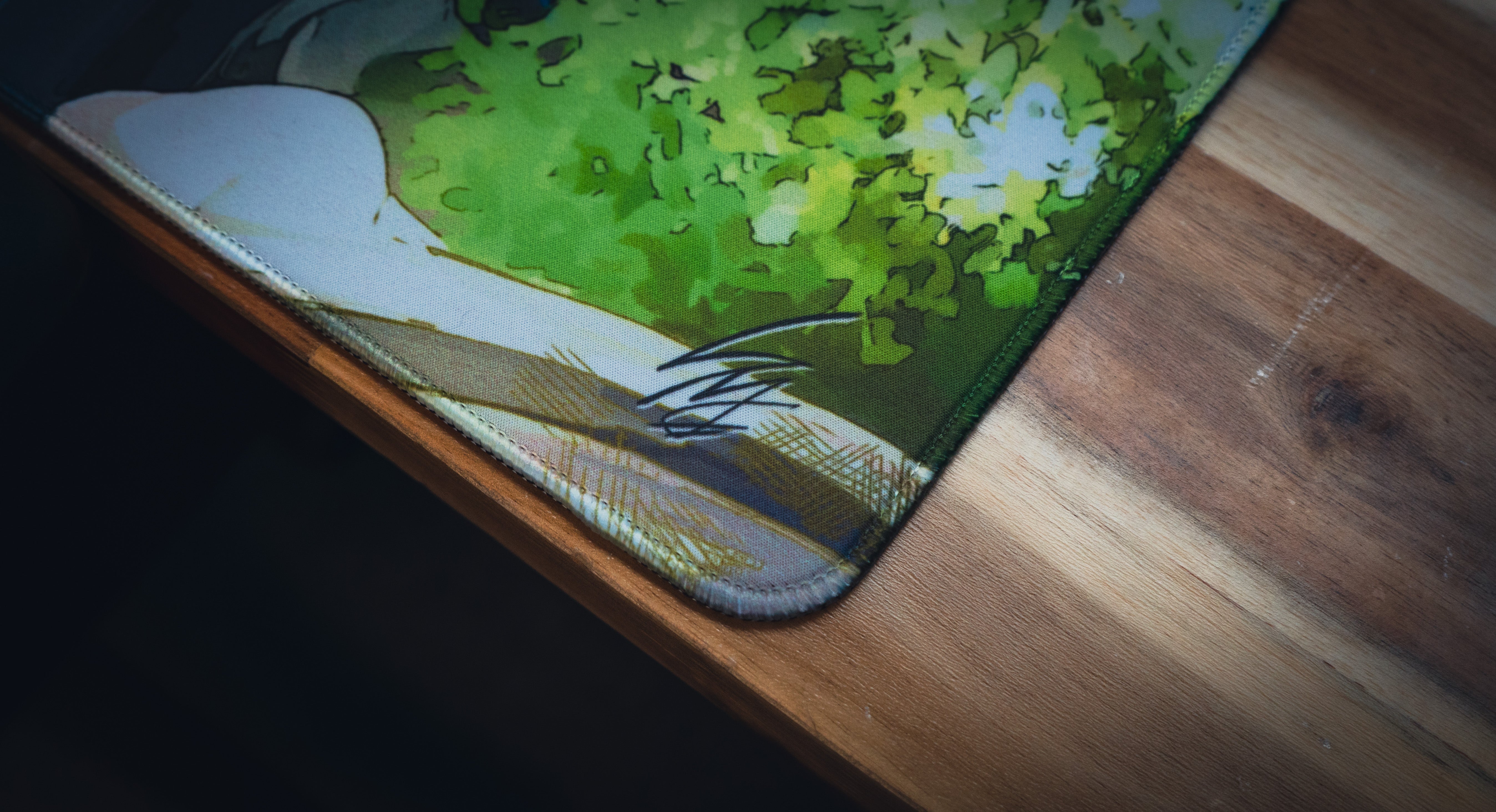 "Midnight Petals" Cherry Blossom Deskmat - Limited Edition