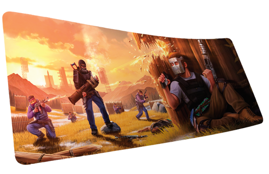 "Main Scene" Rust XL gaming deskmat — Epic Desk