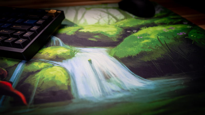 "Dragon Launcher" — Monstera Deskmat