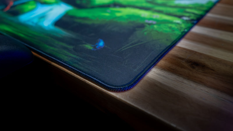 "Dragon Launcher" — Monstera Deskmat