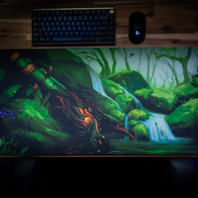 Monstera "Dragon Launcher" Rust Gaming Deskmat - Limited Edition
