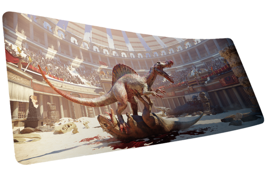 "Last Carnivore Standing" Keenling XL gaming deskmat — Epic Desk